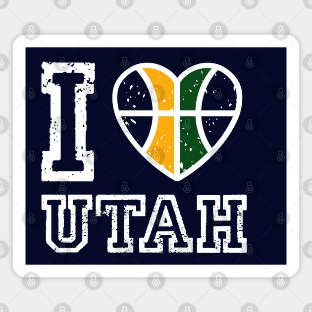 Utah Basketball Team Color Magnet by Toogoo